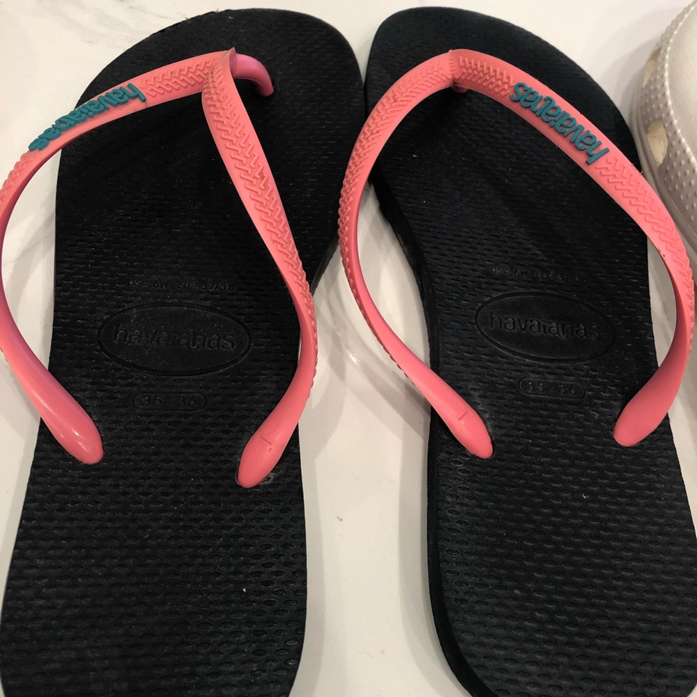 Lightly worn slippers